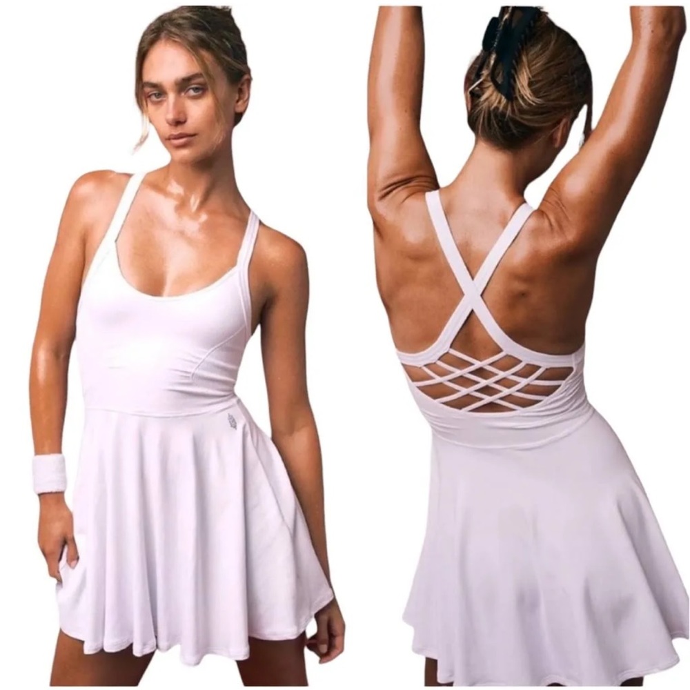 Free People Good Karma Dress in White NWOT, M/L